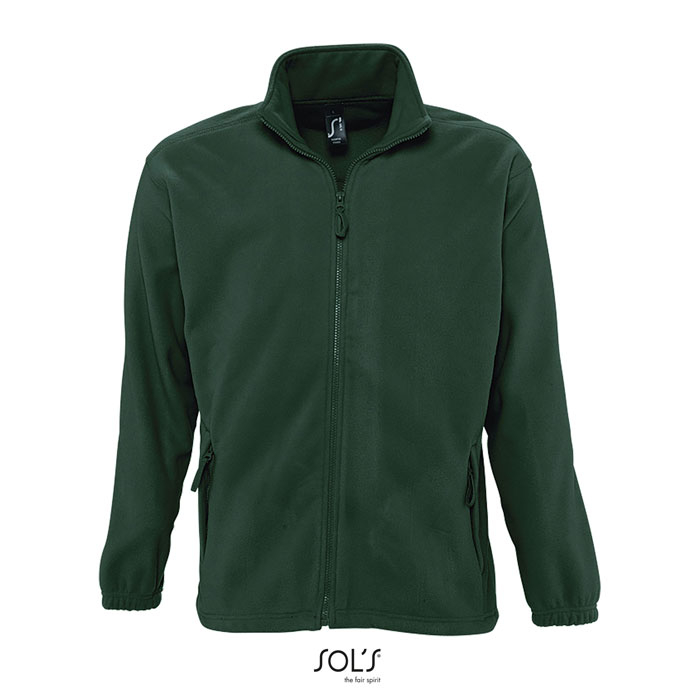 Veste polaire personnalisée homme NORTH vert sapin